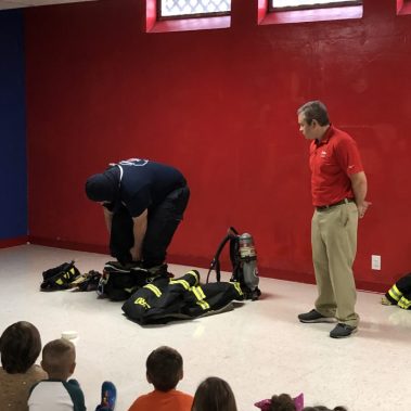 fire safety presentation getting into gear