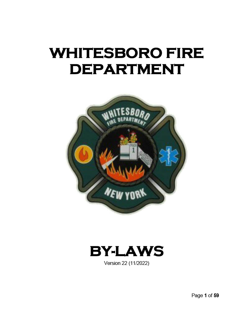 WFD MASTER BY LAWS